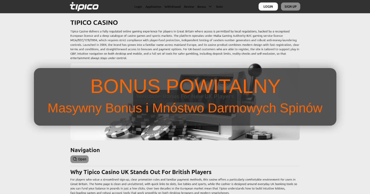 Tipico Casino welcome bonus
